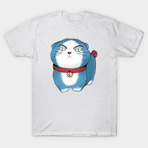 Kawaii Neko Cat Japanese T-Shirt by borneoliveco